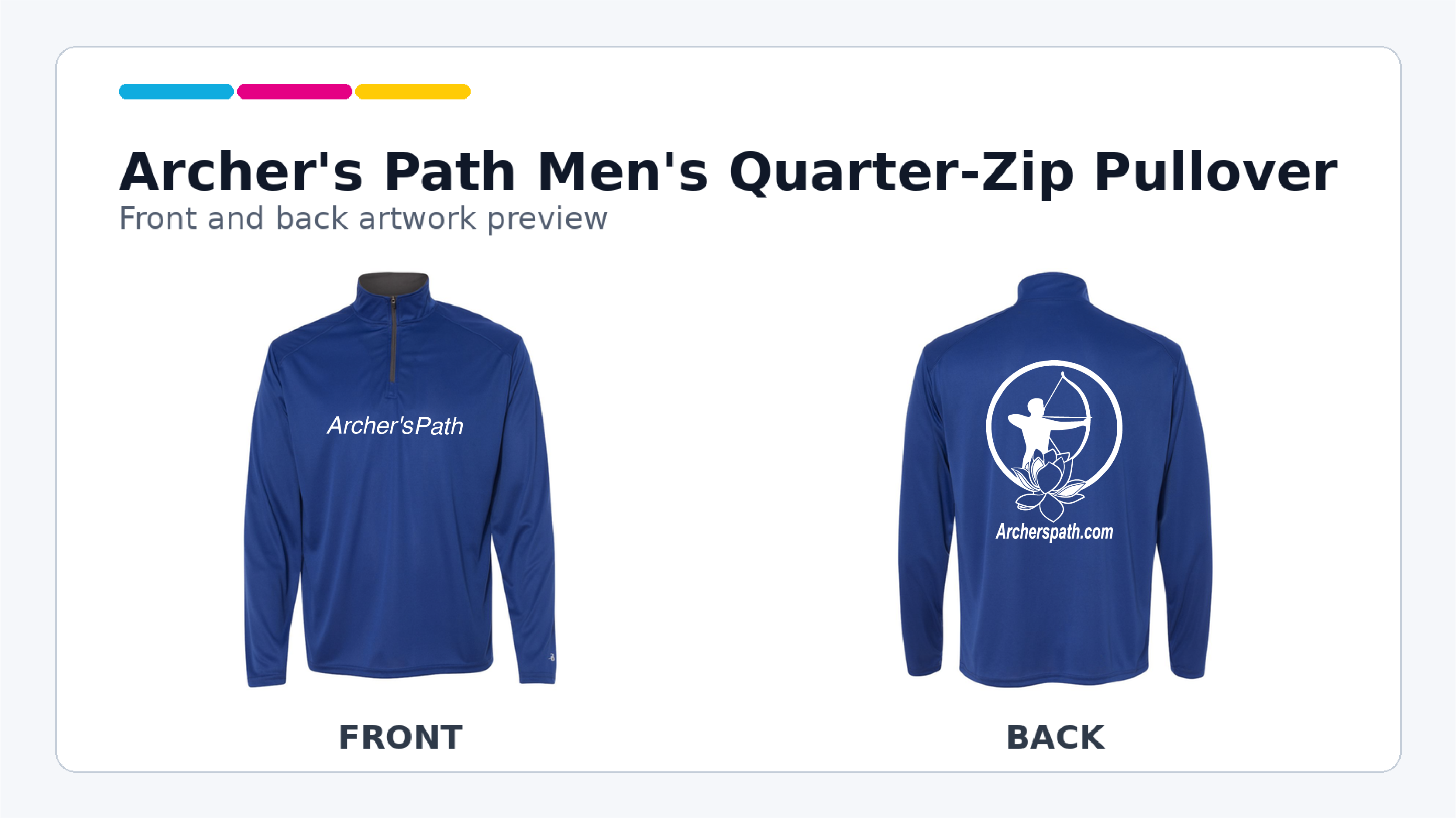Archer's Path Men's Quarter-Zip Pullover