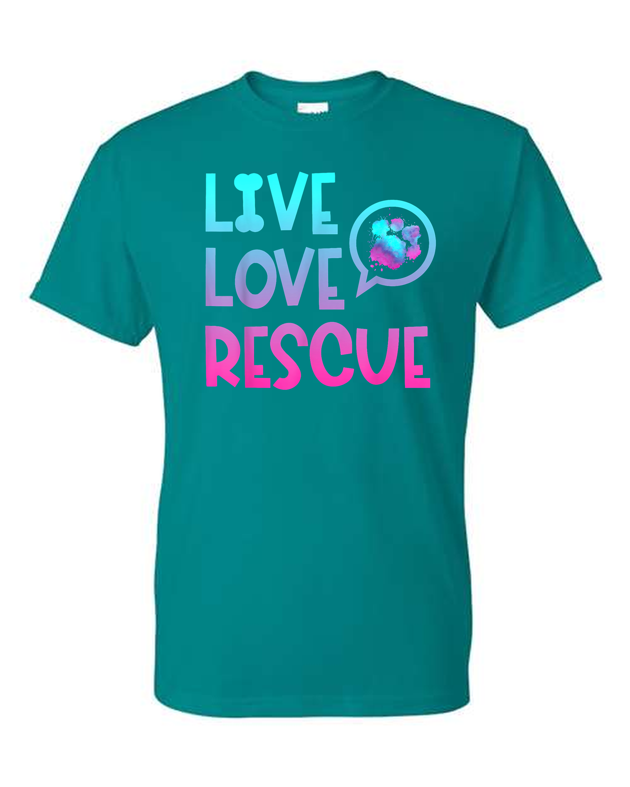 Live Love Rescue Animal Rights T-Shirt