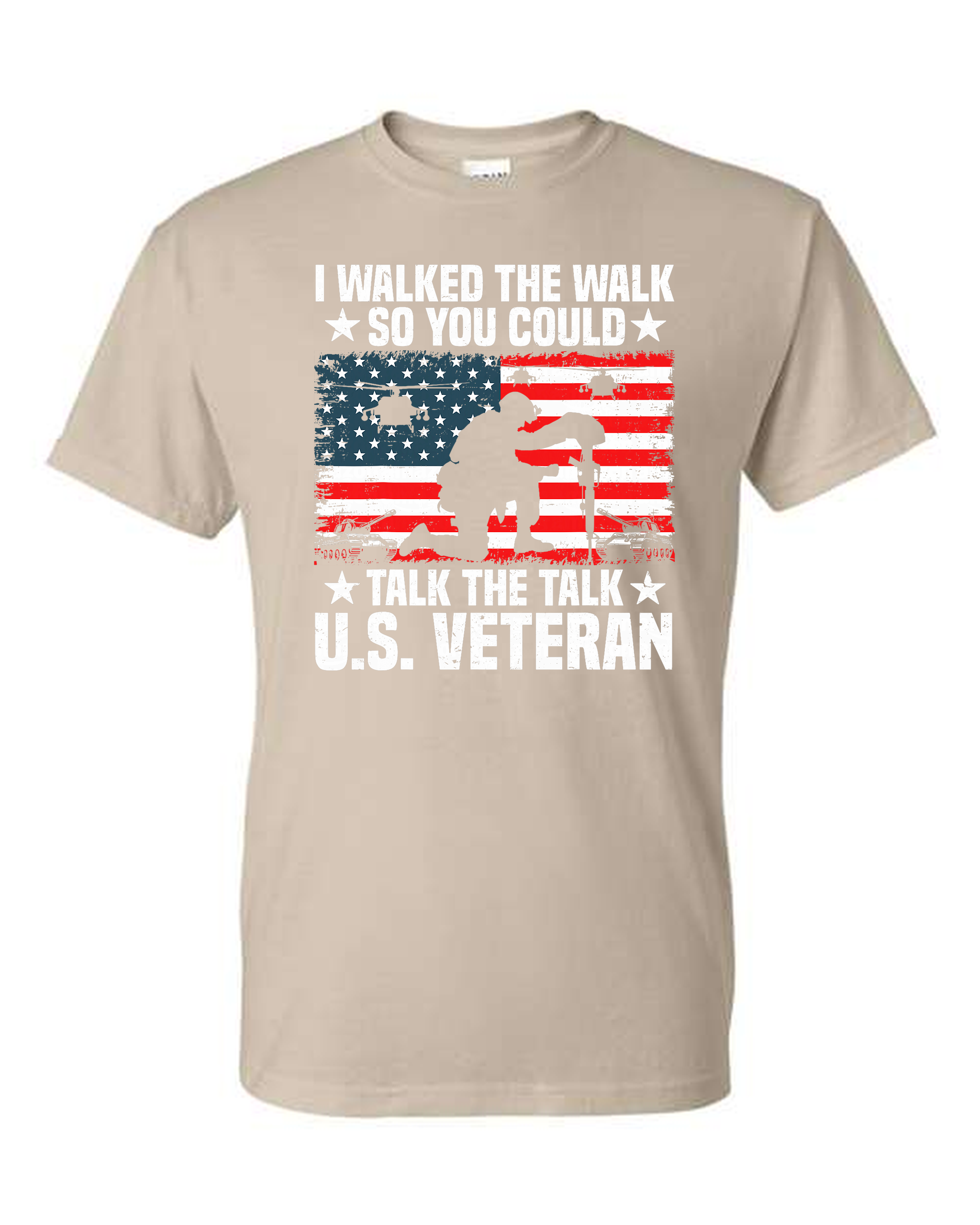 Veteran's Day Tribute — White Motivational T-Shirt
