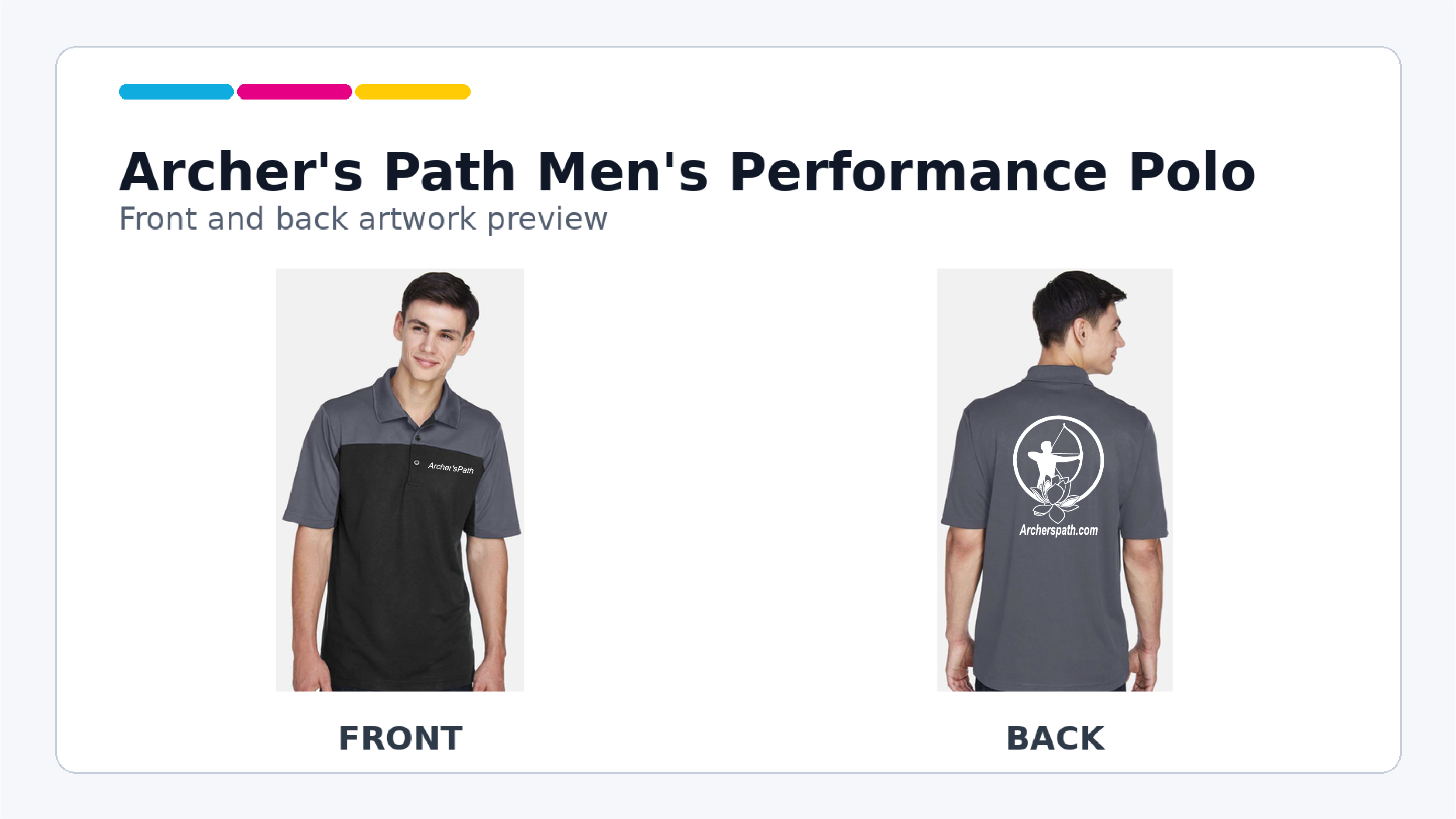 Archer's Path Men's Performance Polo