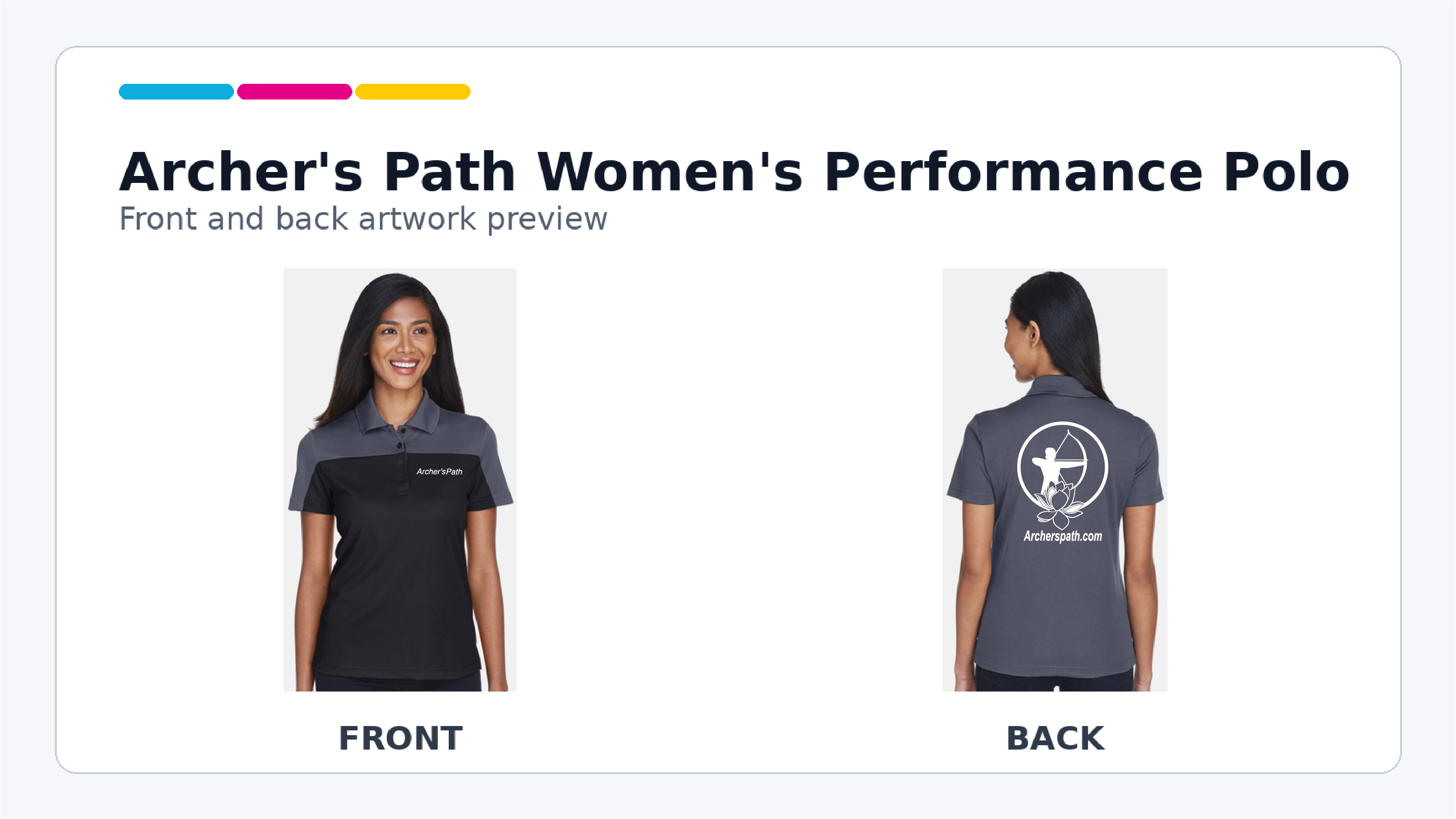 Archer's Path Women's Performance Polo