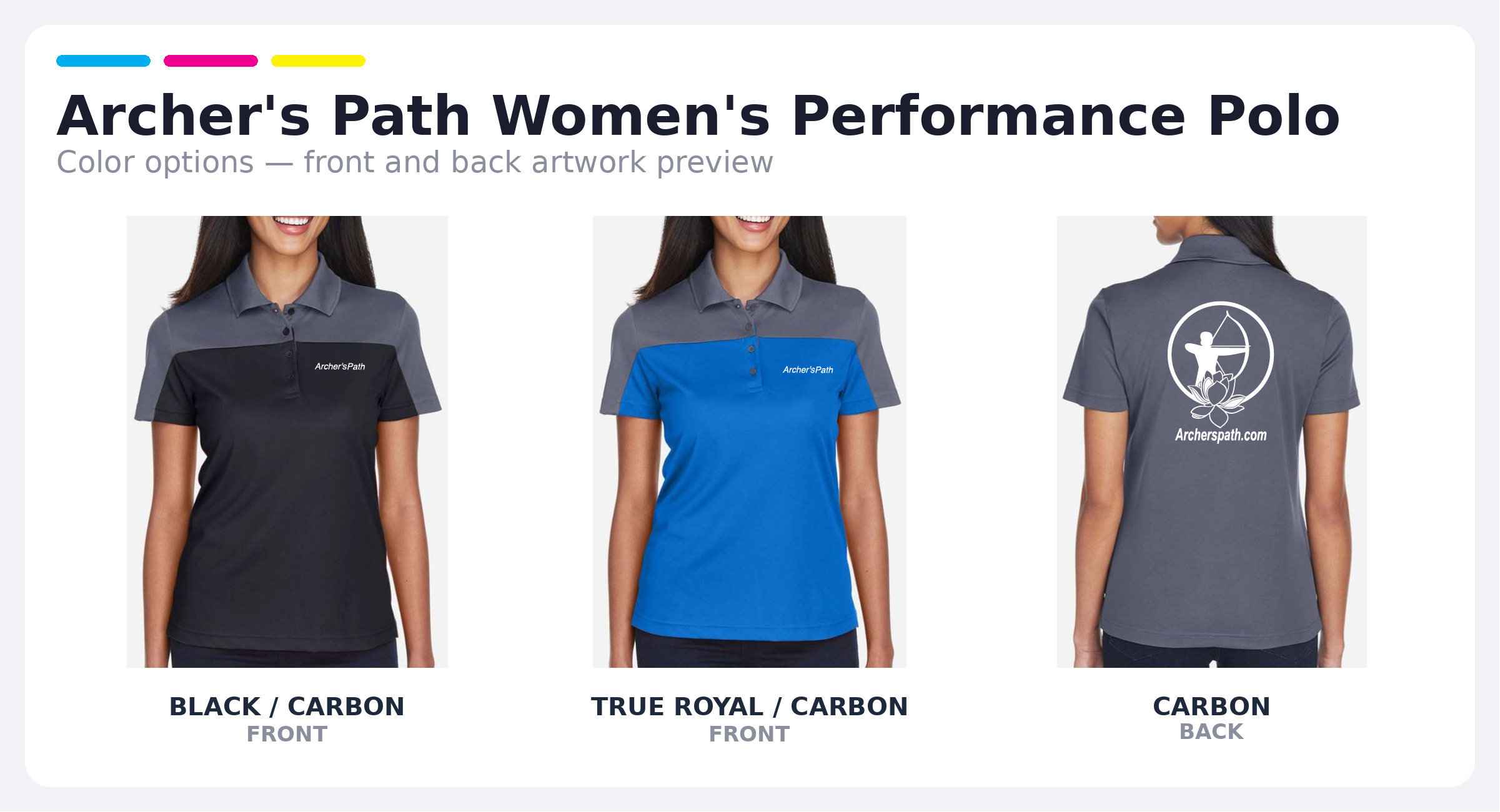 Archer's Path Women's Performance Polo