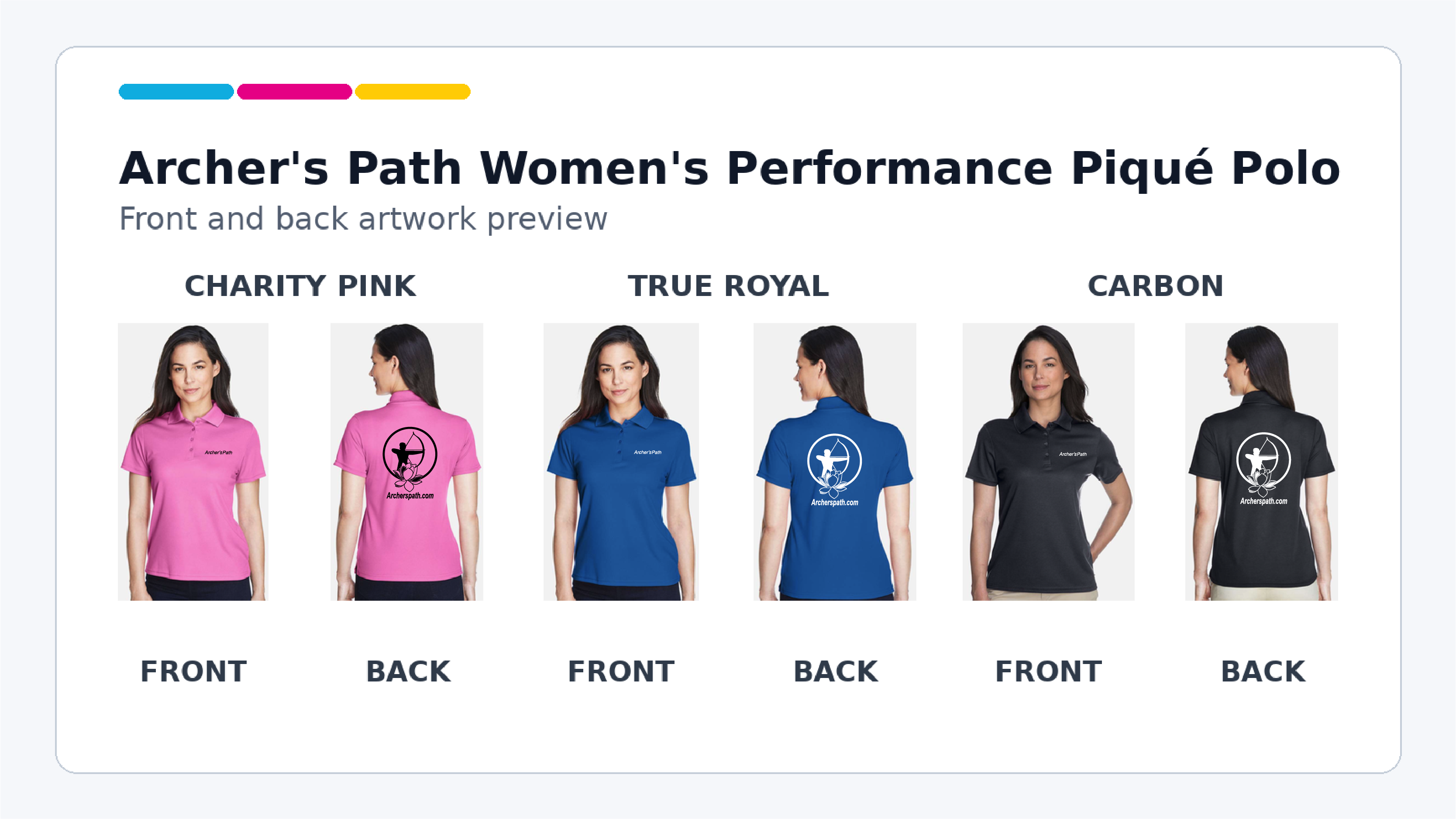 Archer's Path Women's Performance Piqué Polo