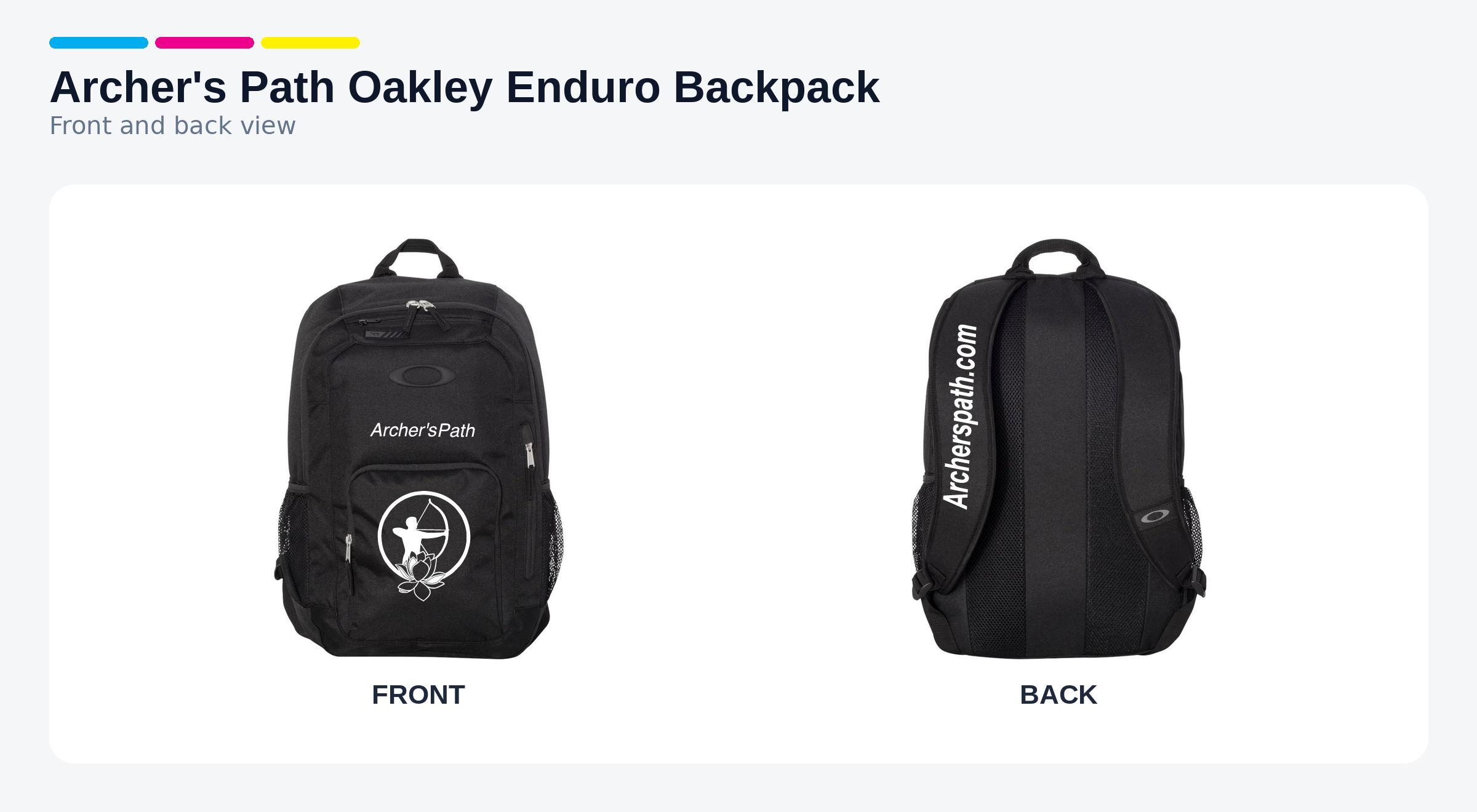 Archer's Path Oakley Enduro Backpack