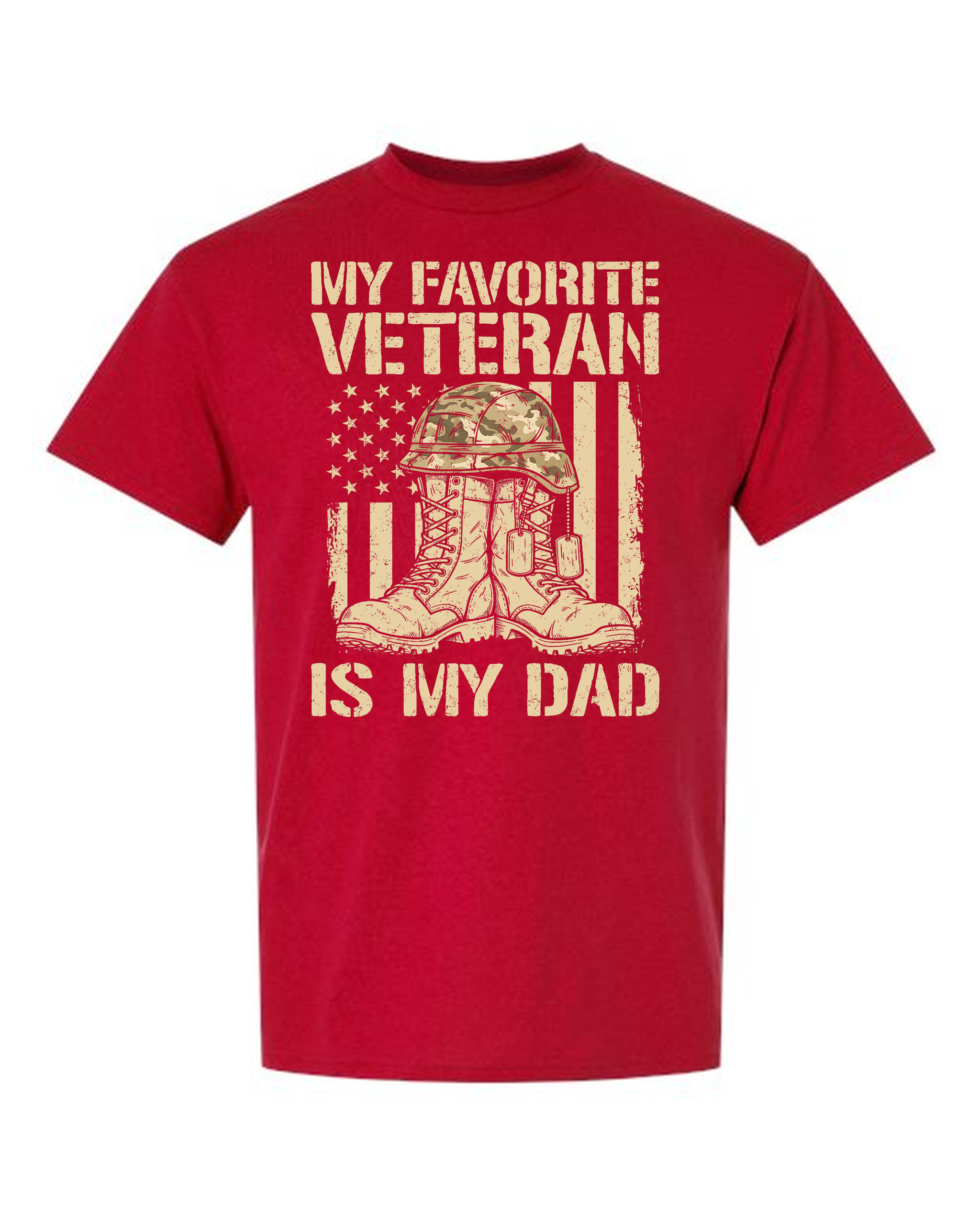 Veterans Day Dad Military Tribute T-Shirt