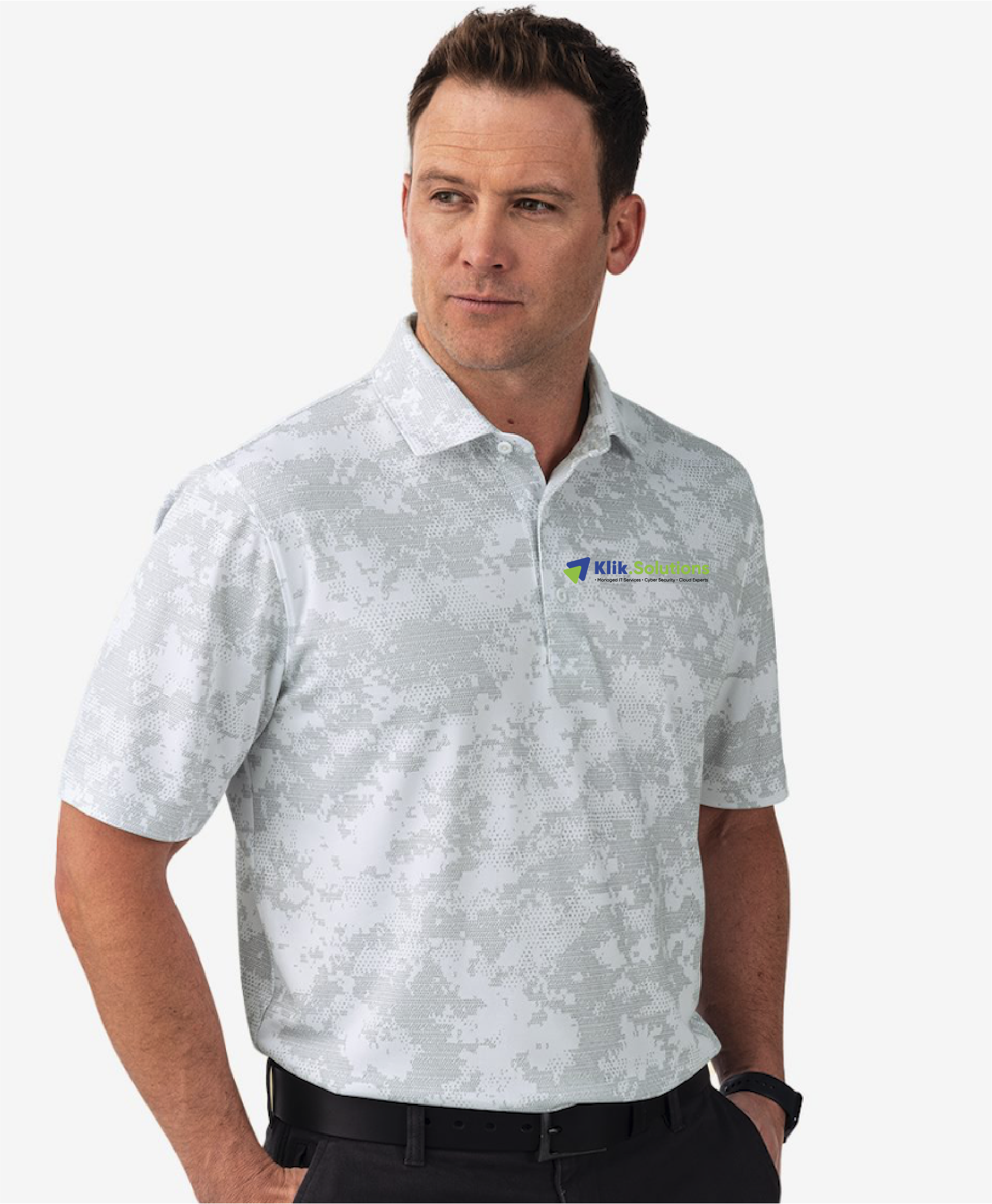 Klik Solutions Men's Paragon Monterey Printed Polo