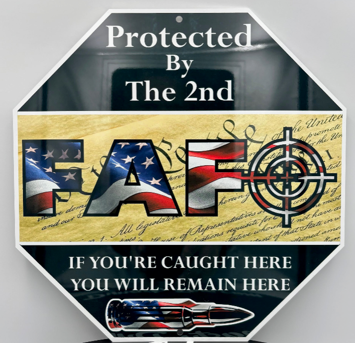 FAFO Security Sign 10x10