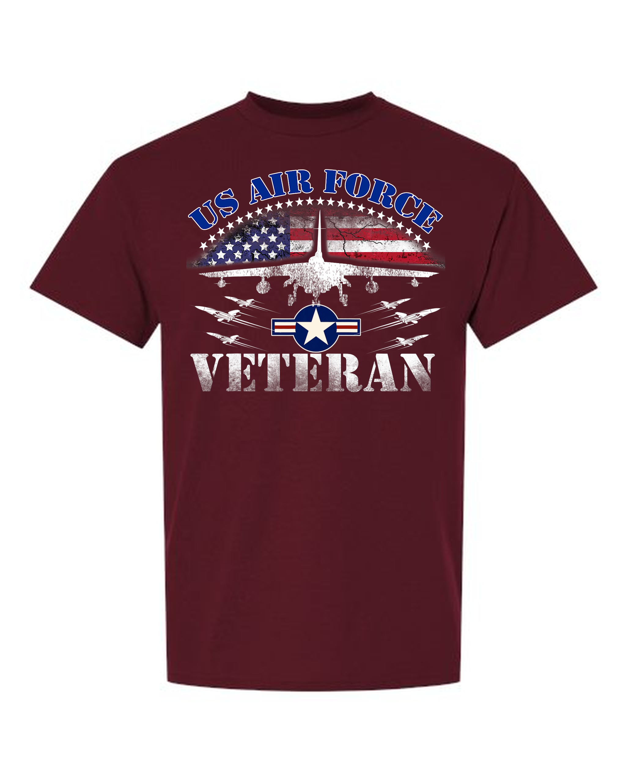 Vintage US Air Force Veteran T-Shirt Design T-Shirt